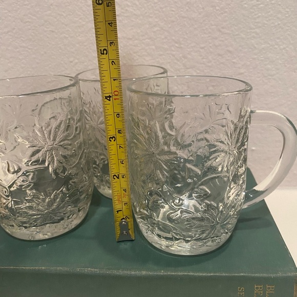 Vintage Princess House Fantasia Crystal Mugs- Set of 3 - Picture 8 of 8
